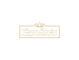 Alexia Neonakis Vedic Astrology  logo design by sodimejo