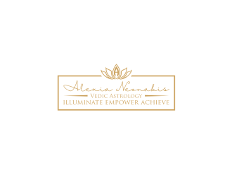 Alexia Neonakis Vedic Astrology  logo design by sodimejo