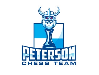 Peterson Chess Team logo design by LogoInvent
