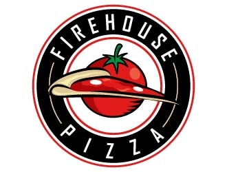 Firehouse Pizza logo design - 48HoursLogo.com