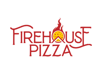 Firehouse Pizza  logo design by ekitessar