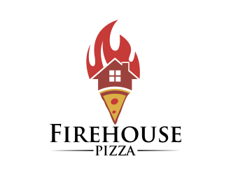 Firehouse Pizza  logo design by qqdesigns