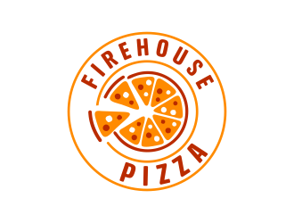 Firehouse Pizza  logo design by done