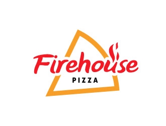 Firehouse Pizza  logo design by graphica