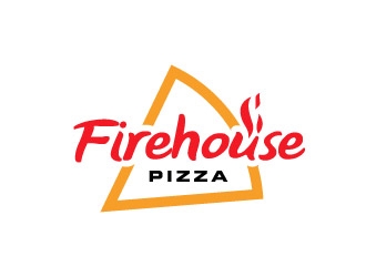 Firehouse Pizza  logo design by graphica