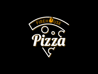 Firehouse Pizza  logo design by torresace