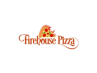 Firehouse Pizza  logo design by mmyousuf