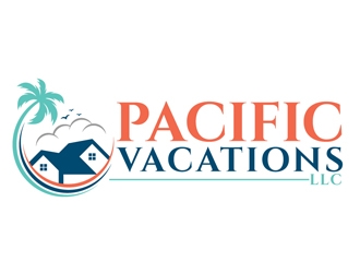 Pacific Vacations,LLC logo design by DreamLogoDesign