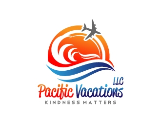 Pacific Vacations,LLC logo design by Norsh