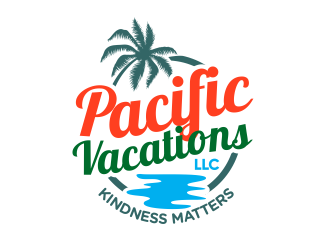 Pacific Vacations,LLC logo design by Panara