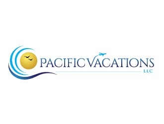 Pacific Vacations,LLC logo design by usef44