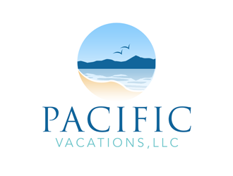 Pacific Vacations,LLC logo design by kunejo