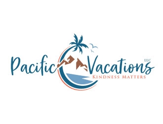 Pacific Vacations,LLC logo design by sanworks