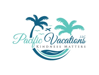 Pacific Vacations,LLC logo design by J0s3Ph