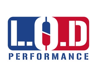 L.O.D performance  logo design by frontrunner