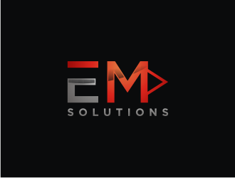 EM Solutions logo design by bricton