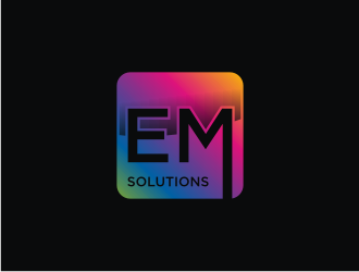 EM Solutions logo design by bricton