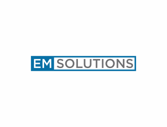 EM Solutions logo design by exitum