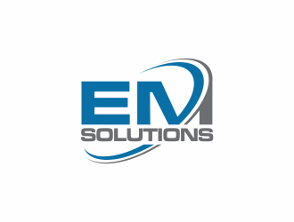 EM Solutions logo design by exitum