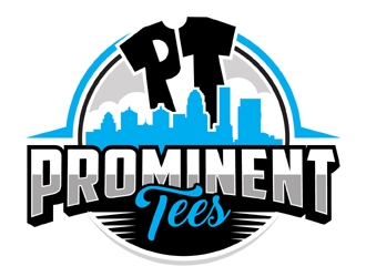 Prominent Tees logo design by MAXR