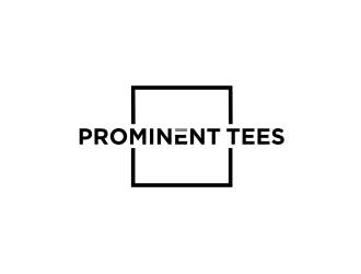 Prominent Tees logo design by Asani Chie