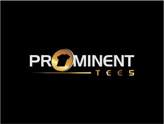 Prominent Tees logo design by up2date