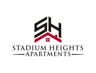 Stadium Heights Apartments logo design by BintangDesign