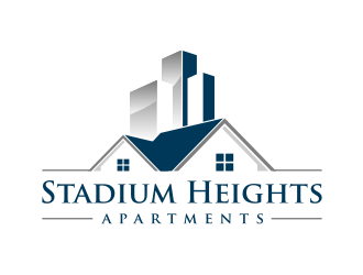 Stadium Heights Apartments logo design by GemahRipah