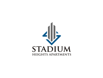 Stadium Heights Apartments logo design by R-art