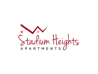 Stadium Heights Apartments logo design by ammad