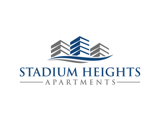 Stadium Heights Apartments logo design by RIANW