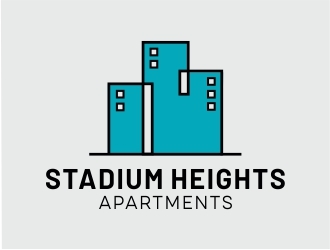 Stadium Heights Apartments logo design by Mardhi