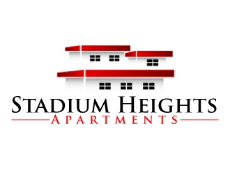 Stadium Heights Apartments logo design by AamirKhan