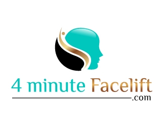 4 minute Facelift .com logo design by uttam
