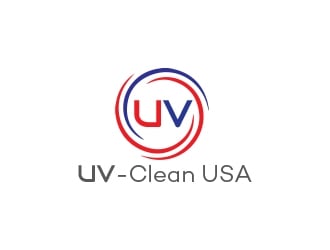 UV-Clean USA logo design by heba