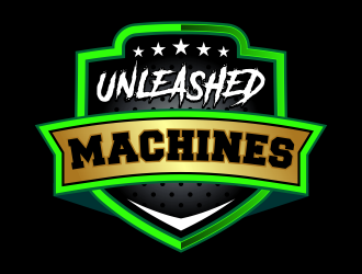 Unleashed Machines logo design by Kruger