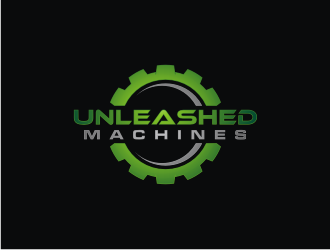 Unleashed Machines logo design by Nurmalia