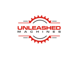 Unleashed Machines logo design by R-art