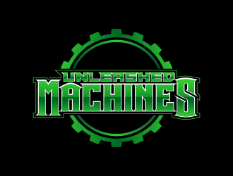 Unleashed Machines logo design by beejo