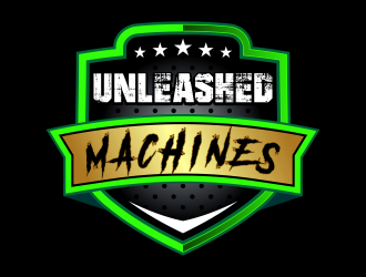 Unleashed Machines logo design by Kruger