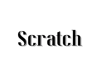 Scratch logo design by Girly