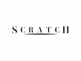Scratch logo design by perspective