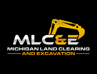 Michigan Land Clearing and Excavation  logo design by hidro