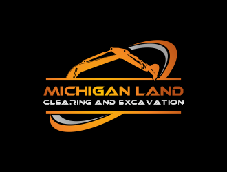 Michigan Land Clearing and Excavation  logo design by grafisart2