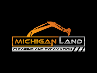 Michigan Land Clearing and Excavation  logo design by grafisart2