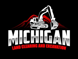 Michigan Land Clearing and Excavation  logo design by AamirKhan
