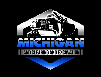 Michigan Land Clearing and Excavation  logo design by PRN123