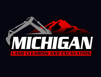 Michigan Land Clearing and Excavation  logo design by kunejo