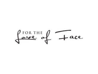 For The Love of Face logo design by p0peye