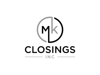 MK Closings Inc. logo design by p0peye